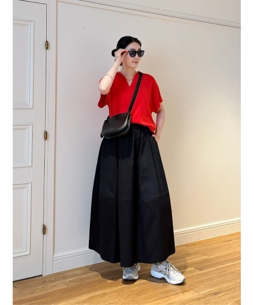 allureville（アルアバイル）の「ハイツイストソウバリスキッパープルオーバー（ニット/セーター・レディース・ベージュ/コーラル/ブラック・2）」の6枚目の写真