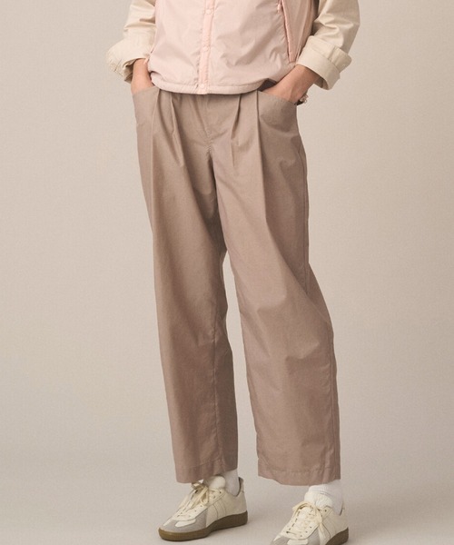 DANTON(ダントン)の「Women's Stunner Nylon 2tuck Easy Pants(その他パンツ・レディース・ピンク系その他/グレー系その他/オリーブ/ブラック/グレイッシュベージュ・36/38)」の5枚目の写真