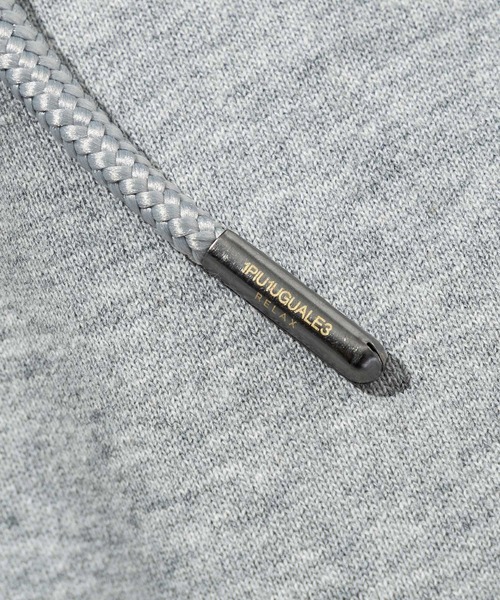 1PIU1UGUALE3  RELAX （ウノピゥウノウグァーレトレ リラックス）の「1PIU1UGUALE3 RELAX(ウノピゥウノウグァーレトレ リラックス)カットオフ スウェットプルオーバーパーカー（パーカー・メンズ・ブラック/グレー・XL/L/M/S/XXL）」の20枚目の写真