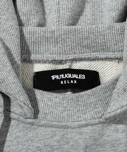 1PIU1UGUALE3  RELAX （ウノピゥウノウグァーレトレ リラックス）の「1PIU1UGUALE3 RELAX(ウノピゥウノウグァーレトレ リラックス)カットオフ スウェットプルオーバーパーカー（パーカー・メンズ・ブラック/グレー・XL/L/M/S/XXL）」の22枚目の写真