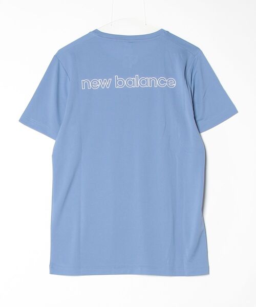 NEW BALANCE(ニューバランス)の「ニューバランス New Balance スポーツリニアTシャツ_(Tシャツ/カットソー・メンズ・サックスブルー/グリーン・LL/L/M/3L/S)」の3枚目の写真