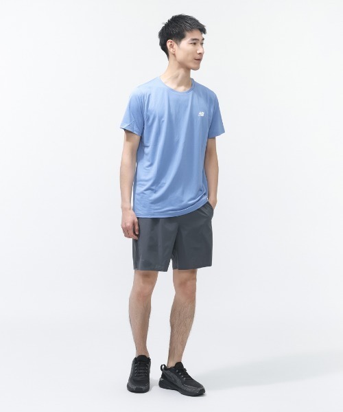 NEW BALANCE(ニューバランス)の「ニューバランス New Balance スポーツリニアTシャツ_(Tシャツ/カットソー・メンズ・サックスブルー/グリーン・LL/L/M/3L/S)」の9枚目の写真