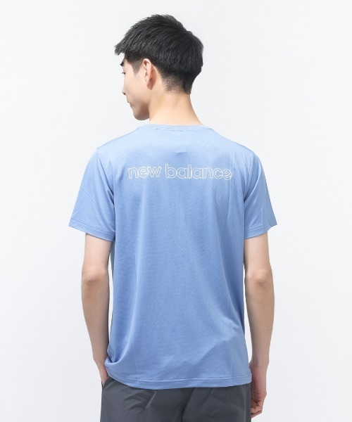 NEW BALANCE(ニューバランス)の「ニューバランス New Balance スポーツリニアTシャツ_(Tシャツ/カットソー・メンズ・サックスブルー/グリーン・LL/L/M/3L/S)」の10枚目の写真