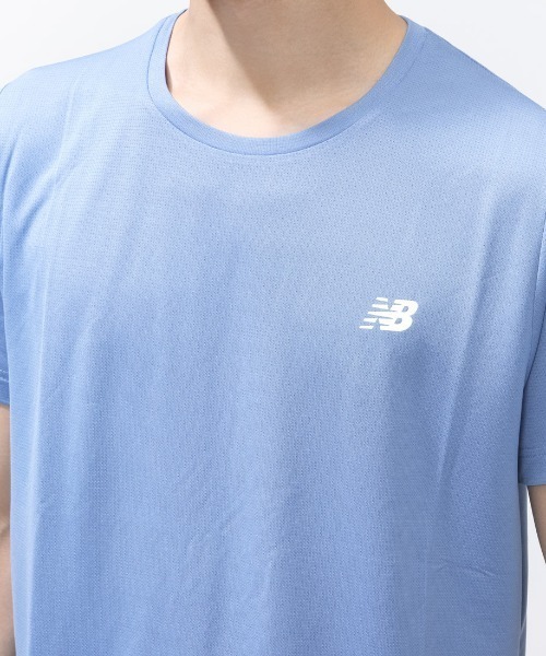NEW BALANCE(ニューバランス)の「ニューバランス New Balance スポーツリニアTシャツ_(Tシャツ/カットソー・メンズ・サックスブルー/グリーン・LL/L/M/3L/S)」の8枚目の写真