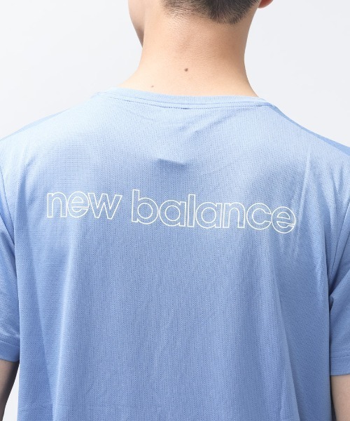 NEW BALANCE(ニューバランス)の「ニューバランス New Balance スポーツリニアTシャツ_(Tシャツ/カットソー・メンズ・サックスブルー/グリーン・LL/L/M/3L/S)」の6枚目の写真