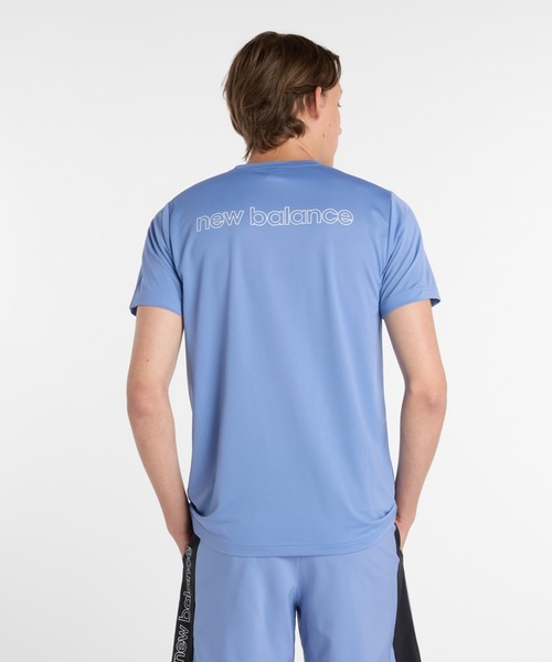 NEW BALANCE(ニューバランス)の「ニューバランス New Balance スポーツリニアTシャツ_(Tシャツ/カットソー・メンズ・サックスブルー/グリーン・LL/L/M/3L/S)」の11枚目の写真