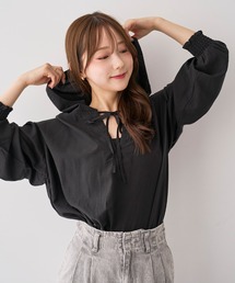 スキッパー フーディー シャツ【586134】
