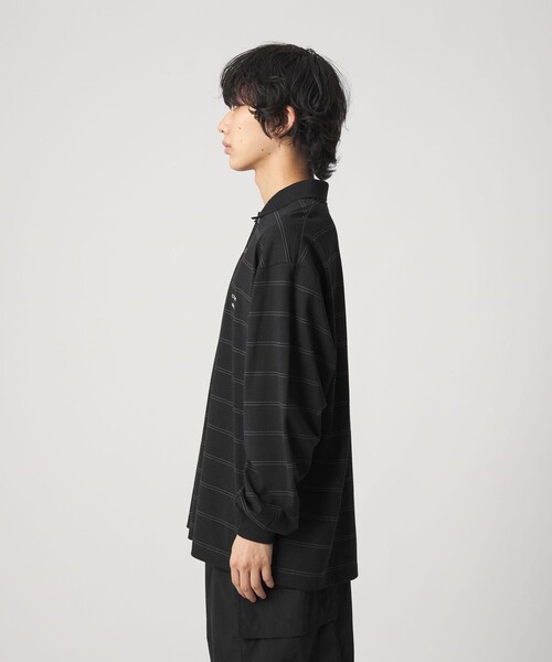 CITEN(シテン)の「<CITEN>ピンボーダーポロシャツ(ポロシャツ・メンズ・ホワイト/ブラック・L/M)」の9枚目の写真