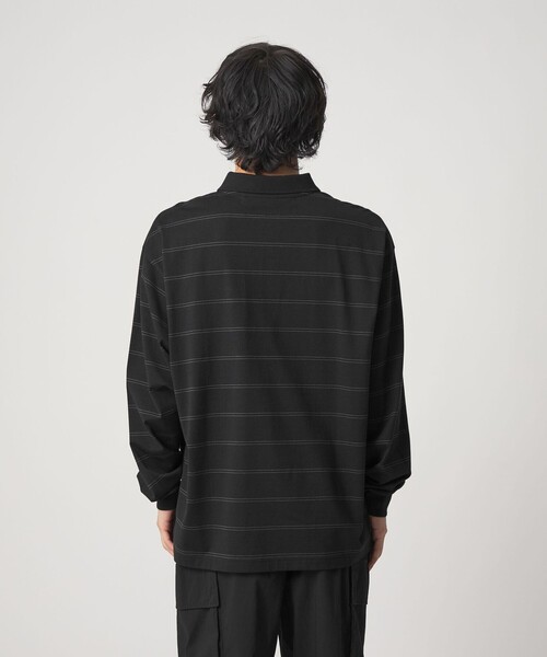 CITEN(シテン)の「<CITEN>ピンボーダーポロシャツ(ポロシャツ・メンズ・ホワイト/ブラック・L/M)」の10枚目の写真