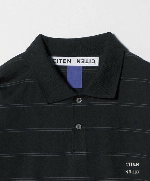 CITEN(シテン)の「<CITEN>ピンボーダーポロシャツ(ポロシャツ・メンズ・ホワイト/ブラック・L/M)」の13枚目の写真