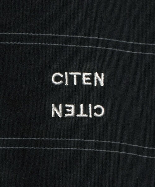 CITEN(シテン)の「<CITEN>ピンボーダーポロシャツ(ポロシャツ・メンズ・ホワイト/ブラック・L/M)」の16枚目の写真