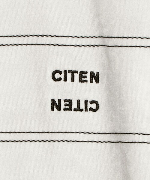 CITEN(シテン)の「<CITEN>ピンボーダーポロシャツ(ポロシャツ・メンズ・ホワイト/ブラック・L/M)」の21枚目の写真