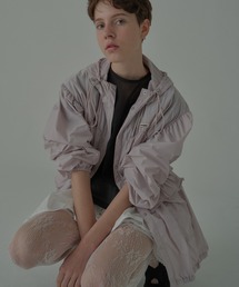 HONEY MI HONEY（ハニーミーハニー）の「taffeta frill peplum blouson（ブルゾン）」