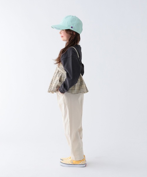 BAYFLOW（ベイフロー）の「[大人とお揃い♪]Feels FLOWチェックキャミ(KIDS)（キャミソール・キッズ・ブラック/アイボリー・110cm/150cm/130cm）」の11枚目の写真
