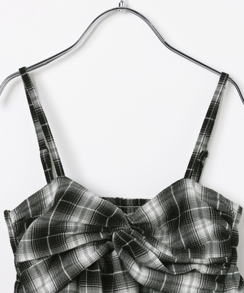 BAYFLOW（ベイフロー）の「[大人とお揃い♪]Feels FLOWチェックキャミ(KIDS)（キャミソール・キッズ・ブラック/アイボリー・110cm/150cm/130cm）」の16枚目の写真
