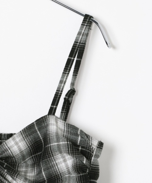 BAYFLOW（ベイフロー）の「[大人とお揃い♪]Feels FLOWチェックキャミ(KIDS)（キャミソール・キッズ・ブラック/アイボリー・110cm/150cm/130cm）」の17枚目の写真