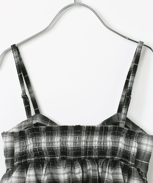 BAYFLOW（ベイフロー）の「[大人とお揃い♪]Feels FLOWチェックキャミ(KIDS)（キャミソール・キッズ・ブラック/アイボリー・110cm/150cm/130cm）」の19枚目の写真