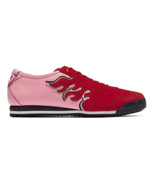 Onitsuka Tiger（オニツカタイガー）の「【ONITSUKA TIGER YELLOW COLLECTION】MEXICO 66 FIRE / メキシコ 66 ファイヤー（スニーカー・レディース・グレー系その他/レッド系・24.5/24/23.5/23/22.5/25.5/29/28.5/28/27.5/26.5/26/25/27）」の2枚目の写真