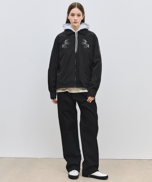 KRUXH(クルクス)の「セミワイド ツイルパンツ / ブラック(その他パンツ・レディース・その他・1/2)」の10枚目の写真