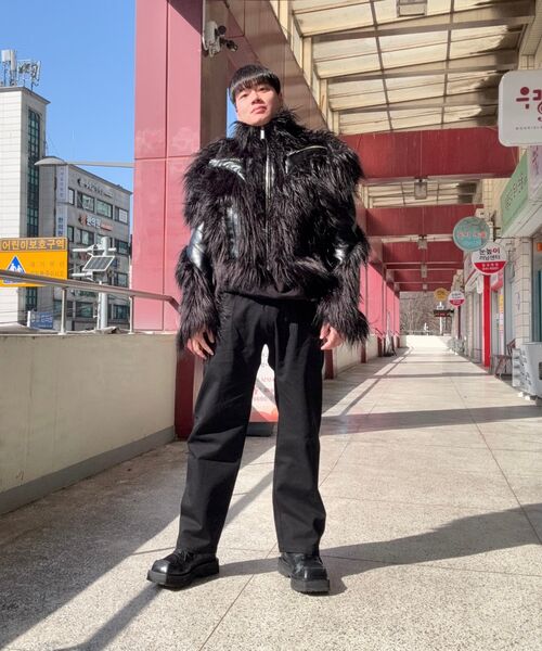 KRUXH(クルクス)の「セミワイド ツイルパンツ / ブラック(その他パンツ・レディース・その他・1/2)」の6枚目の写真