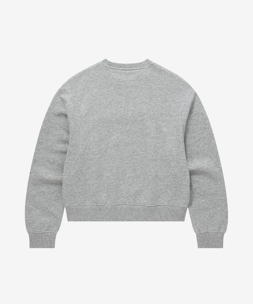 COVERNAT（カバーナット）の「WOMEN COOPER LOGO SWEATSHIRT（スウェット・レディース・グリーン/杢グレー/オートミール・SMALL/MEDIUM/LARGE）」の5枚目の写真