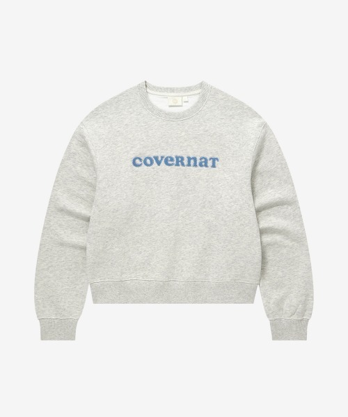 COVERNAT（カバーナット）の「WOMEN COOPER LOGO SWEATSHIRT（スウェット・レディース・グリーン/杢グレー/オートミール・SMALL/MEDIUM/LARGE）」の6枚目の写真