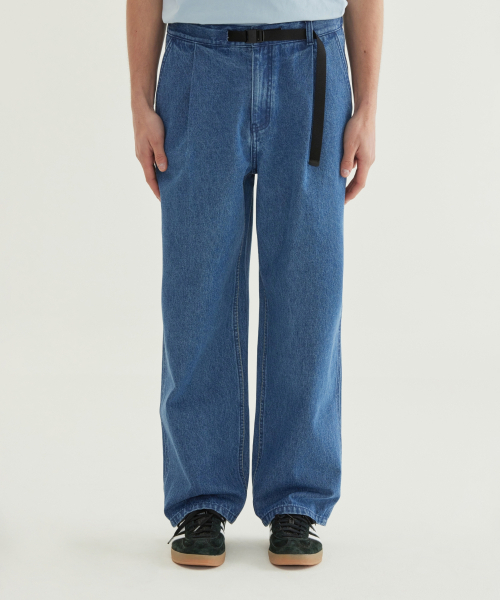 COVERNAT(カバーナット)の「コーデュラセミワイドデニムイージーパンツブルー(デニムパンツ・メンズ・その他・SMALL/MEDIUM/LARGE/X-LARGE)」の4枚目の写真