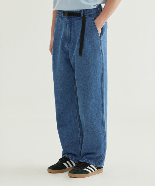 COVERNAT(カバーナット)の「コーデュラセミワイドデニムイージーパンツブルー(デニムパンツ・メンズ・その他・SMALL/MEDIUM/LARGE/X-LARGE)」の5枚目の写真