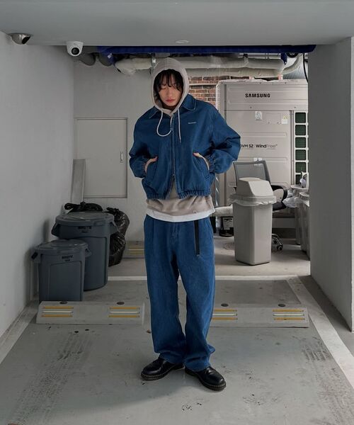 COVERNAT(カバーナット)の「コーデュラセミワイドデニムイージーパンツブルー(デニムパンツ・メンズ・その他・SMALL/MEDIUM/LARGE/X-LARGE)」の8枚目の写真