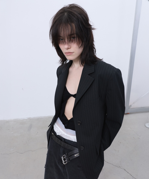 LCDC TM（エルシーディーシーティーエム）の「TWO-WAY KNIT TOP (BLACK)（ニット/セーター・レディース・その他・SMALL/MEDIUM）」の11枚目の写真