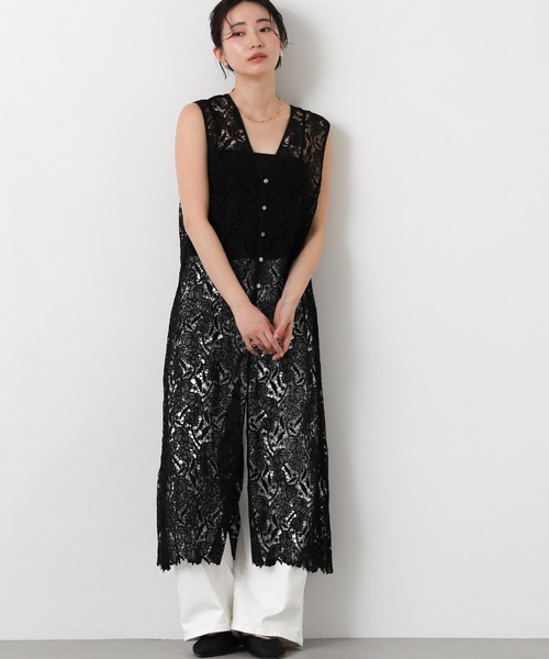 LUレースジレ2WAYワンピ（ワンピース）｜Gready Brilliant（グ