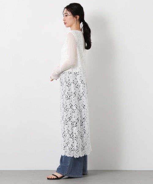 Gready Brilliant（グレディブリリアン）の「ＬＵレースジレ２ＷＡＹワンピ（ワンピース・レディース・ブラック/オフホワイト・38）」の5枚目の写真