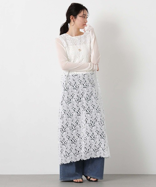 Gready Brilliant（グレディブリリアン）の「ＬＵレースジレ２ＷＡＹワンピ（ワンピース・レディース・ブラック/オフホワイト・38）」の7枚目の写真