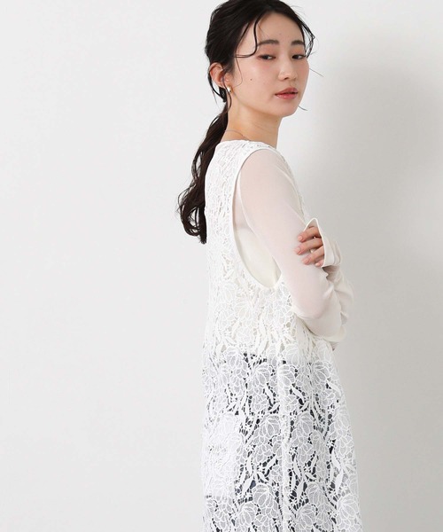 Gready Brilliant（グレディブリリアン）の「ＬＵレースジレ２ＷＡＹワンピ（ワンピース・レディース・ブラック/オフホワイト・38）」の9枚目の写真