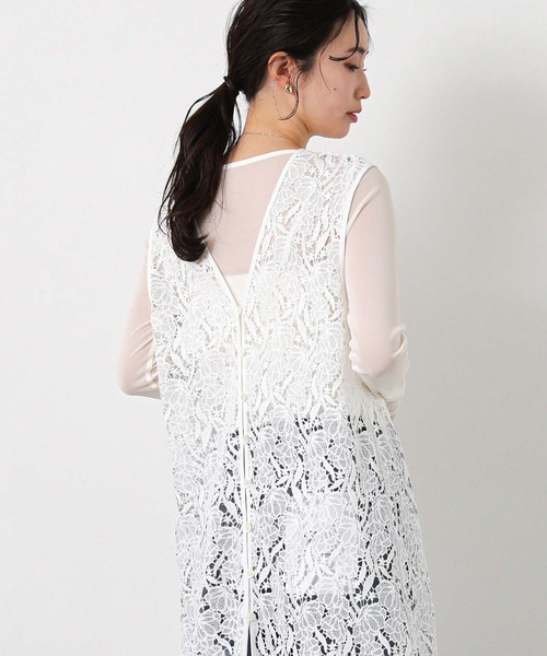 Gready Brilliant（グレディブリリアン）の「ＬＵレースジレ２ＷＡＹワンピ（ワンピース・レディース・ブラック/オフホワイト・38）」の10枚目の写真