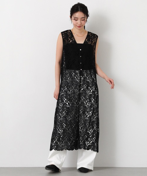 LUレースジレ2WAYワンピ（ワンピース）｜Gready Brilliant（グ