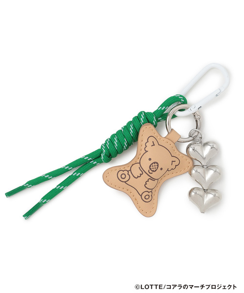LOVETOXIC(ラブトキシック)の「【コアラのマーチ】合皮モチーフチャーム(その他小物・キッズ・ピンク/ライトグリーン・F)」の2枚目の写真