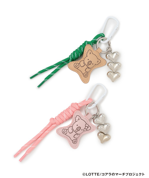 LOVETOXIC(ラブトキシック)の「【コアラのマーチ】合皮モチーフチャーム(その他小物・キッズ・ピンク/ライトグリーン・F)」の10枚目の写真