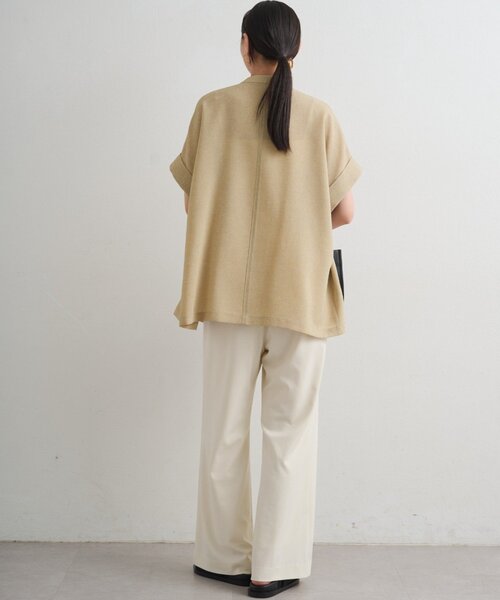 LOUNGEDRESS（ラウンジドレス）の「スラブWジャケット（ベスト・レディース・ライトベージュ・FREE）」の14枚目の写真