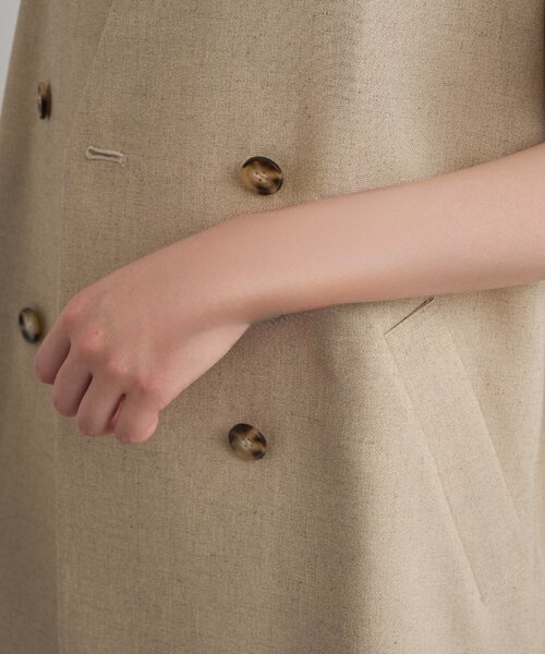 LOUNGEDRESS（ラウンジドレス）の「スラブWジャケット（ベスト・レディース・ライトベージュ・FREE）」の19枚目の写真