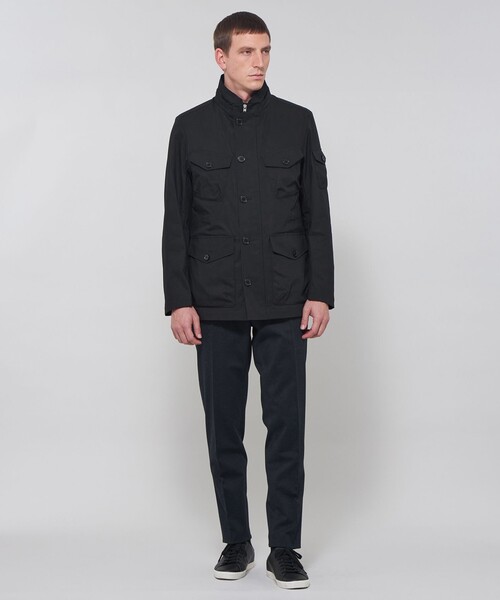 MACKINTOSH LONDON（マッキントッシュ ロンドン）の「【WEB・一部店舗限定】【BERWICK】メモリーストレッチフーデットブルゾン（ブルゾン・メンズ・ブラック/ベージュ系その他・42/40/38）」の4枚目の写真