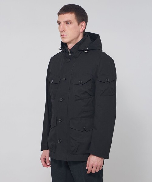 MACKINTOSH LONDON（マッキントッシュ ロンドン）の「【WEB・一部店舗限定】【BERWICK】メモリーストレッチフーデットブルゾン（ブルゾン・メンズ・ブラック/ベージュ系その他・42/40/38）」の7枚目の写真