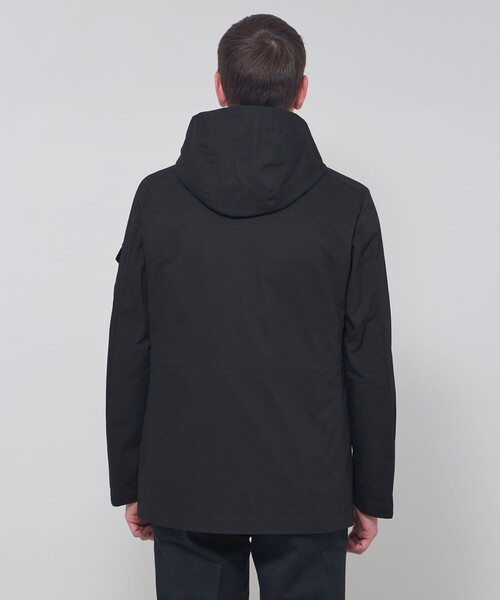 MACKINTOSH LONDON（マッキントッシュ ロンドン）の「【WEB・一部店舗限定】【BERWICK】メモリーストレッチフーデットブルゾン（ブルゾン・メンズ・ブラック/ベージュ系その他・42/40/38）」の8枚目の写真