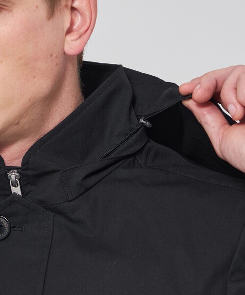 MACKINTOSH LONDON（マッキントッシュ ロンドン）の「【WEB・一部店舗限定】【BERWICK】メモリーストレッチフーデットブルゾン（ブルゾン・メンズ・ブラック/ベージュ系その他・42/40/38）」の9枚目の写真