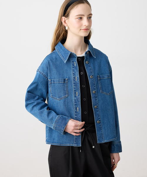 ストレッチデニムシャツ（シャツ/ブラウス）｜LE SOUK HOLIDAY