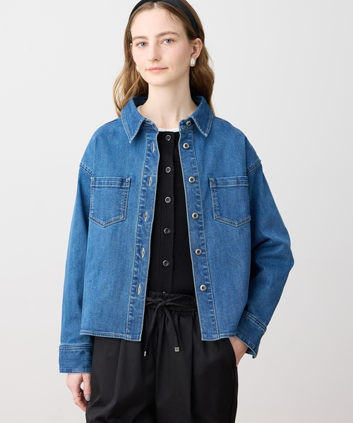 ストレッチデニムシャツ（シャツ/ブラウス）｜LE SOUK HOLIDAY