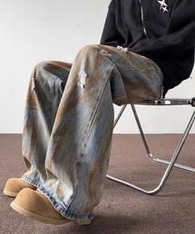 FUNdaysion（ファンデイション）の「ヴィンテージデニムワイドパンツ（デニムパンツ）」