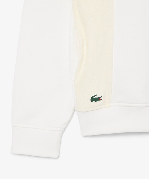 LACOSTE(ラコステ)の「フリース切り替えゴルフプリントパーカー(パーカー・メンズ・ホワイト・5/3/4)」の7枚目の写真