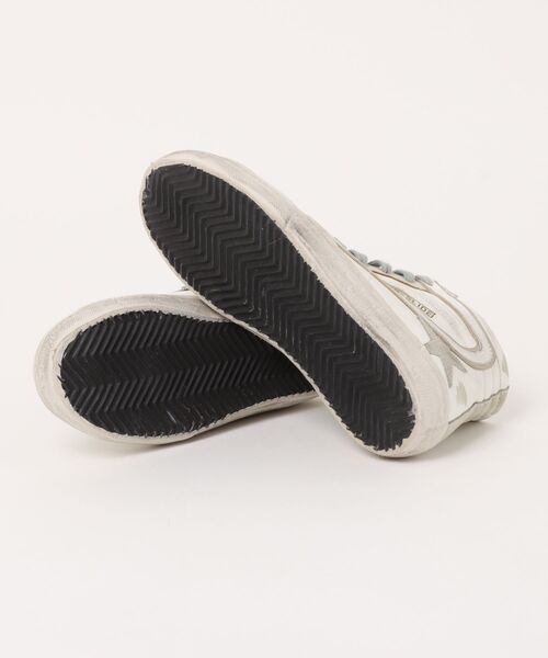 GOLDEN GOOSE（ゴールデングース）の「レディース Slide アイスグレースエードスター＆ホワイトフラッシュ（スニーカー・レディース・ホワイト・36/37/38/39/40）」の7枚目の写真