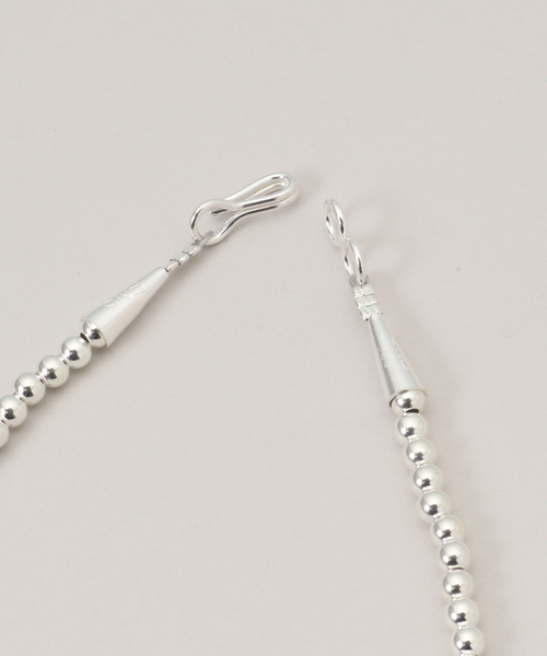 Spick & Span（スピックアンドスパン）の「《追加》ERICKA NICOLAS BEGAY ナバホパールNC 4mm/45cm（ネックレス・レディース・シルバー・FREE）」の5枚目の写真
